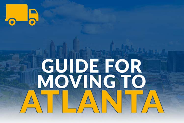 bird's eye view of atlanta, cover graphic to moving guide