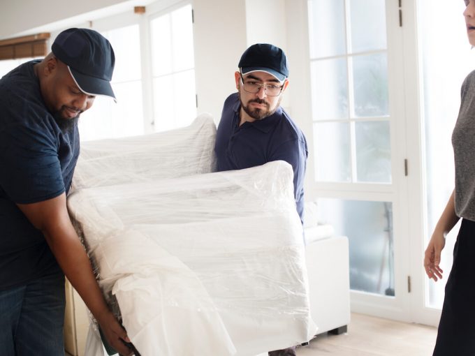movers carrying express delivery furniture